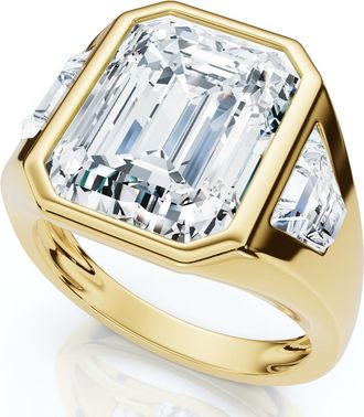 Pompeii3 Certified Mens 7Ct Anniversary Pinky Ring 14k Gold or Platinum Lab Grown