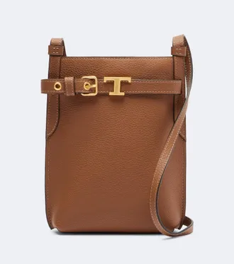Tod's T Timeless leather phone pouch