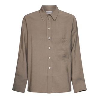 STUDIO NICHOLSON Loca Shirt - male - Studio Nicholson - Casual Shirts - Gray - XL - Shirts