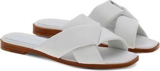 Ferragamo Knot Leather Slide