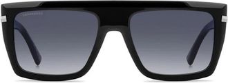 Dsquared2 Icon Zonnebrillen - unisex - Zonnebrillen - Zwart - 56 MM - Accessoires