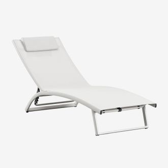 Sklum Sklum - Tumbona Reclinable En Aluminio Dulem