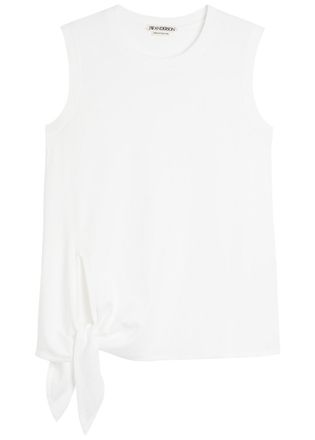 J.W.Anderson Knotted Cotton Tank top - White - S (UK8-10 / S)