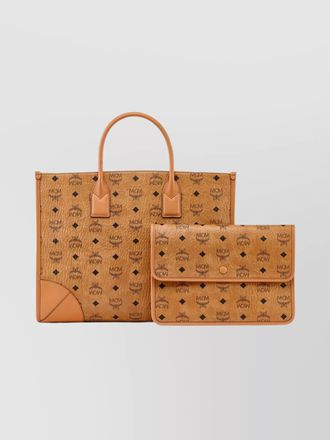 MCM munich large tote bag with shoulder strap