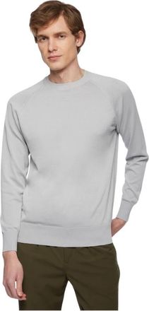 Brooks Brothers Mak&ograve; Katoenen Sweatshirt - Heren - Sweatshirts - Grijs - XL - Katoen - Hoodies & sweatvesten