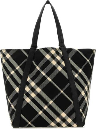 Burberry Geborduurde Stoffen Festival Shopping Bag - Heren - Shoppers - Veelkleurig - ONE Size - Katoen - Tassen