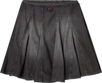 Diesel Denim Maxi Rok - Dames - Korte rokken - Zwart - W28 - Denim - Rokken