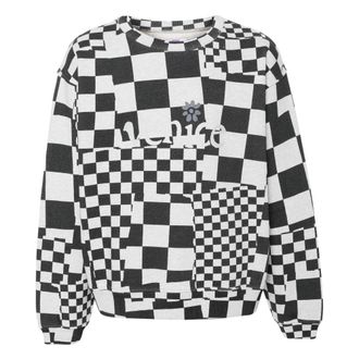 ERL Erl, Hoodies & sweatvesten, Heren, Veelkleurig, 2Xl, Katoen, Venice Checker Crewneck Knit