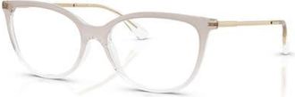 Vogue Eyewear 52mm Oval optical glasses in Brown at Nordstrom