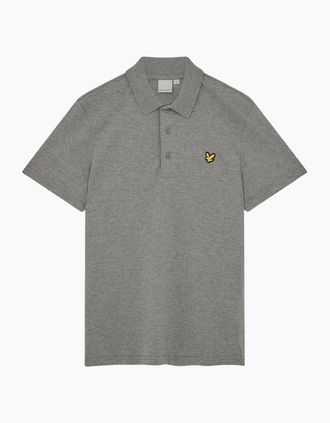 Lyle & Scott Mens Lyle & Scott Grey Sport SS Polo - Size: 40