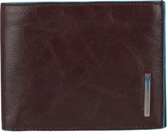 Piquadro Mens wallet with coin pocket - Heren - Portefeuilles - Bruin - ONE Size - Accessoires