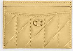Coach Essential Card Case With Pillow Quilting