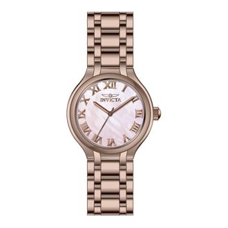 Invicta Accessoires, Dames, Roze, ONE Size, Wildflower Rond Horloge