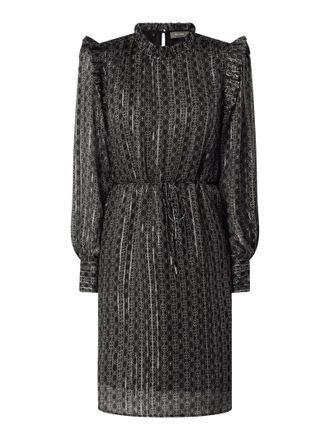 Mos Mosh Kleid mit Effektgarn Modell Randi in Black, Gr&ouml;&szlig;e L