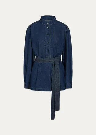 TWP Tamzin Denim Belted Jacket