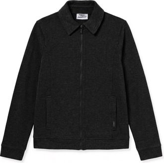 Freddy Felpa full zip con collo a camicia in tessuto effetto tricot