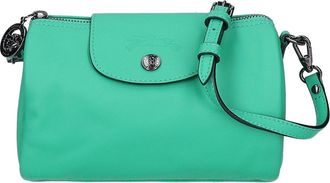 Longchamp Leather Crossbody Bag Shoulder Bag (Pre-Owned)