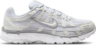 Nike Womens P-6000 - Running Shoes Silver/White Size 10.0