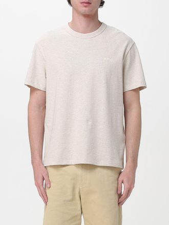 A.P.C. T-shirt in cotone con logo A. P.C