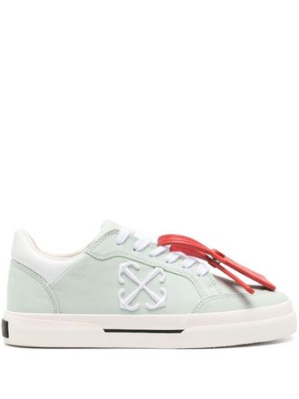 Off-white New Low Vulcanized canvas sneakers - women - Rubber/Calf Leather/Canvas - 35 - Green