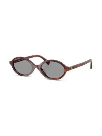 Miu Miu Eyewear MU04ZS21C40O Sunglasses - Brown