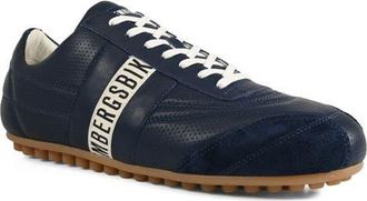 Dirk Bikkembergs Logo Stripe Sneaker in Navy at Nordstrom, Size 10