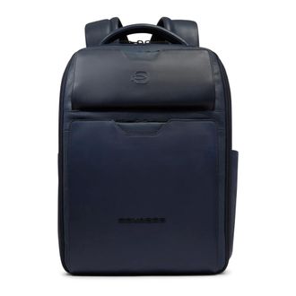 Piquadro Backpacks, male, Blue, Size: ONE SIZE Travel Laptop Backpack 15,6