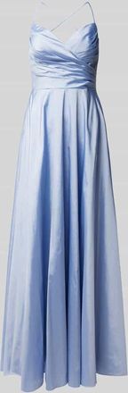 Luxuar Luxuar Abendkleid in Wickel-Optik in Hellblau, Größe 34