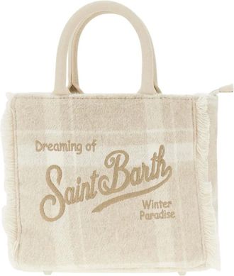 MC2 Saint Barth Vanity Mini Felt - Bags - Mujer - Gris - ONE SIZE
