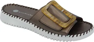 Eric Michael Womens Darla Sandal In Pewter