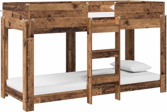 vidaXL Cama Litera Para Ni&ntilde;os Madera Vieja 75 X 190 Cm Vidaxl