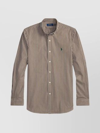 Polo Ralph Lauren striped pattern button-down collar long sleeves
