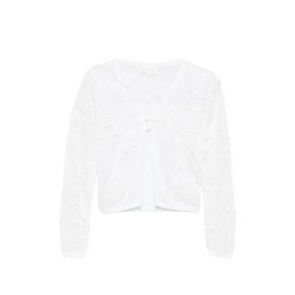 Shushu/Tong Threadwork Bow Cardigan