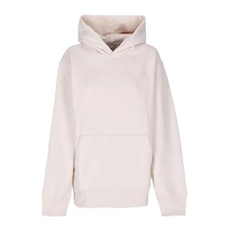 adidas White Wonder Hoodie met Kangoeroezak - Heren - Sportshirts - Beige - XL - Katoen - Fitness