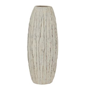 Hill Interiors Lorenzo Fin Vase in White