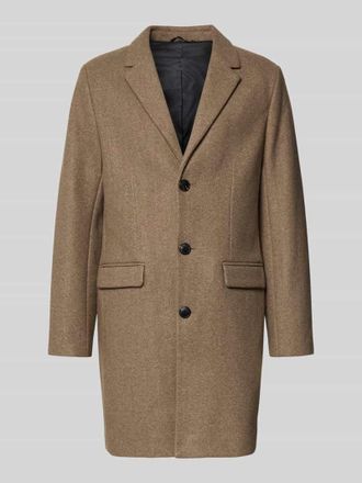 Lindbergh Lindbergh Mantel mit Reverskragen in Camel, Gr&ouml;&szlig;e XXL