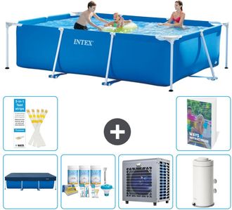 Intex Piscina Con Estructura Rectangular - 300x200x75 Cm - 7-piezas S90