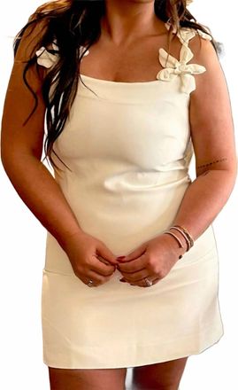 I.AM.GIA Delicate Petals Dress In White