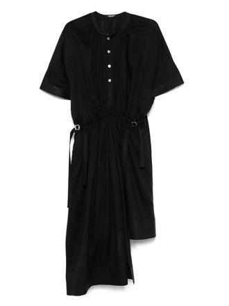 Undercover linen shirtdress - Black