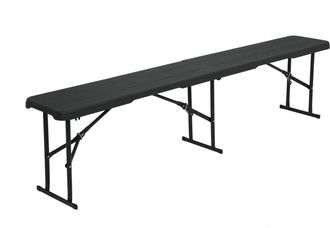 OEM Banco De Jard&iacute;n Plegable De 183 Cm, Color Antracita Nc3404, Marca Nils Camp
