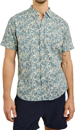 Rails Carson Shirt In Ecru Banana Leaf