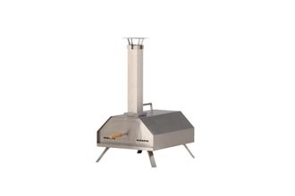 ebuy24 Horno de pizza hamn&aring; para carb&oacute;n plateado
