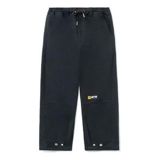 Li-Ning x Back To The Future Logo Loose Fit Pants Black AKXR511-2