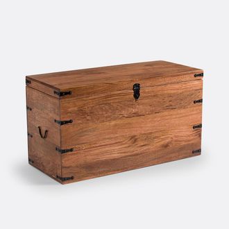 La Redoute Interieurs Koffer in massief mangohout XL, Mang