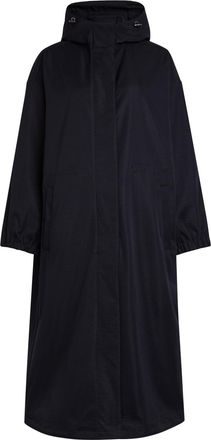 Emporio Armani Hooded Twill Parka Coat - Navy - 48 (UK16 / XL)