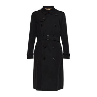 Burberry Kensington Trenchcoat - Heren - Trenchcoats - Zwart - M - Katoen - Jassen