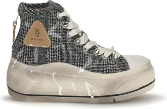 R13 Platform High-Top High-Top Sneakers - Black