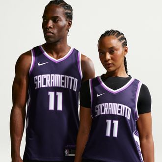 Nike Domantas Sabonis Sacramento Kings City Edition Nike Mens NBA Swingman Jersey in Purple | HM5995-536