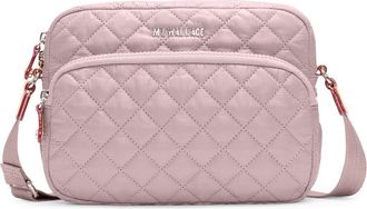 MZ Wallace Small Metro Quilted Nylon Camera Bag in Quail at Nordstrom