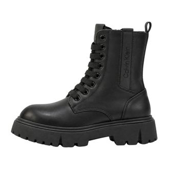 Calvin Klein Tronchetto Anfibio met veters - Dames - Schoenen - Zwart - Maat: 37 EU